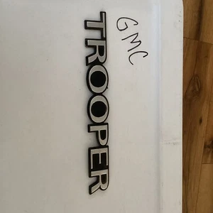 1993 1994 1995 1996 Isuzu Trooper door emblem badge nameplate script OEM - Picture 1 of 2