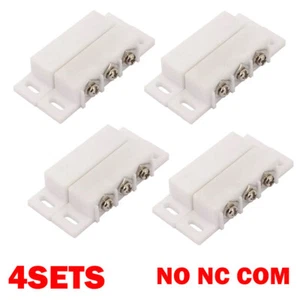 4PCS Magnetic Reed Switch Normally Open Closed NC NO Door Alarm Window Security - Picture 1 of 14