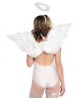 Angel Wings and Halo Cosplay, Halloween Costume Fancy, Deluxe, Sexy White NEW