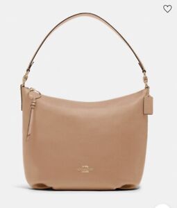 NEW COACH Skylar Hobo Leather Bag In Gold/Taupe Color $398+