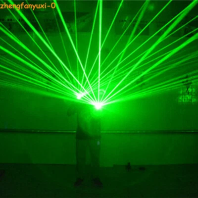 Laser Green Light Gloves DJ Club Dancer Stage Lighting Show Disco Party Gloves - Image 1 of 4