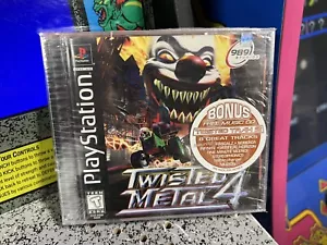 Rare 1999 PS1 Twisted Metal 4 w/ CD Soundtrack Black Label BRAND NEW SEALED - Picture 1 of 9
