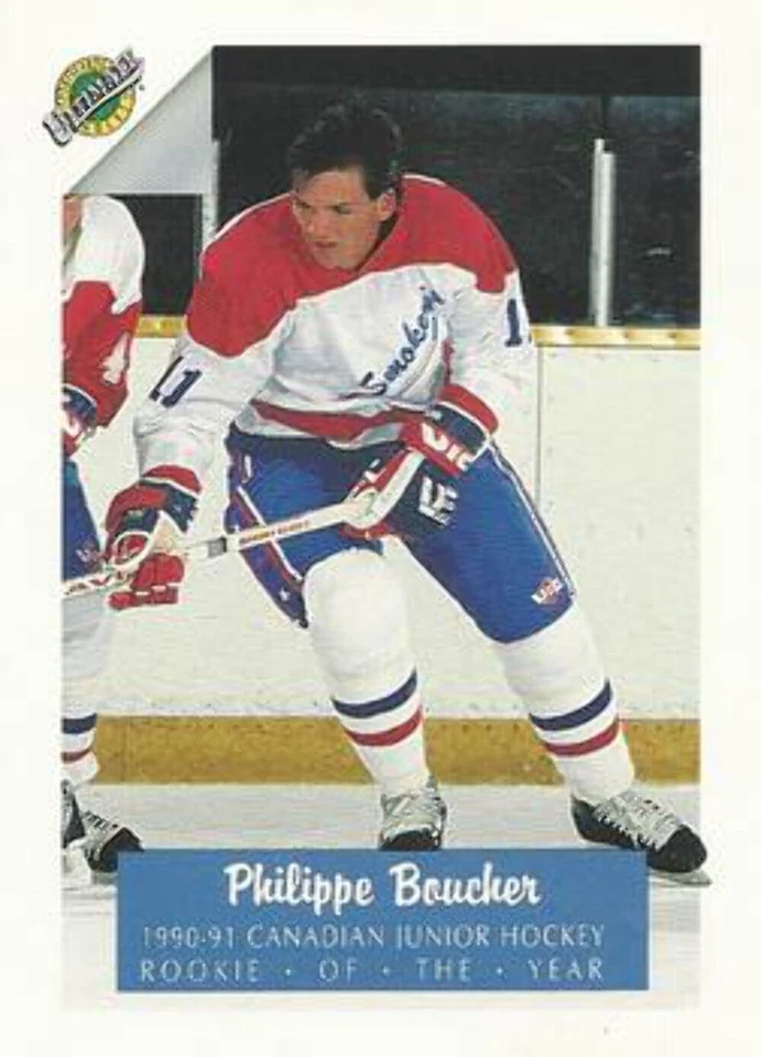 #75 Philippe Boucher / Jeff Nelson / Scott Niedermayer - 1991 Ultimate Draft Hoc - Image 1 of 1