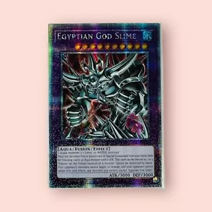 Egyptian God Slime Obelisk The Tormentor YuGiOh Prisma Foil Rare ACG Art Card NM - Picture 1 of 2