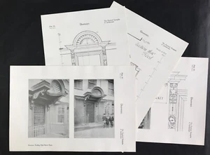 Bocking High Street Essex Doorway Build design architecture drawing plan 1907 - Picture 1 of 3