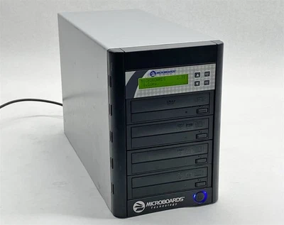 Microboards QD-DVD-123-03 3-Bay CD/DVD Disk Copier Burner Duplicator 24x USB - Image 1 of 4