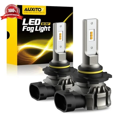 3000K Yellow H10 9140 9145 LED Fog Light Bulbs For Cadillac Escalade 2007-2014 - Image 1 of 4