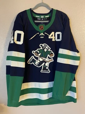 Camiseta retro inversa Adidas Vancouver Canucks para hombre talla 56 Elias Pettersson #40 Foto 1 de 4