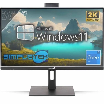 All IN One 24 " 2K 75HZ i7 6° Gen. Win 11 RAM 16GB SSD 480GB Gaming Rendering - Bild 1 von 4