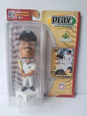 Reggie Jackson Bobblehead Play Makers By Upper Deck 2002 MLB Hall Of Fame - Imagem 1 de 3