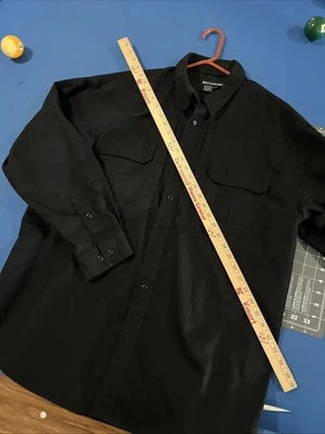 5.11 Tactical TacLite Pro Shirt Size XL Black Long Sleeve Work Hike - Image 1 of 4