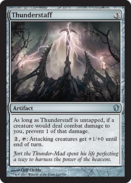 Thunderstaff - Light Play MTG Commander 2013 Edition - Image 1 of 1