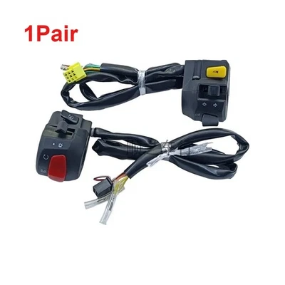 Pair Handlebar Switch Electric Starter Horn Switch Handle For Suzuki 250cc GN250 - Image 1 of 4