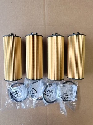 4 x Extended-Life Oil Filter 6135 for 2013, 2012, 2011 Volkswagen Routan 3.6L Foto 1 de 4