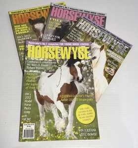 Horsewyse Magazine x 4 2012 Complete 2 Poster Included Horse Lovers - Picture 1 of 19