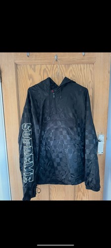Giacca a vento Supreme autentica taglia Large nera