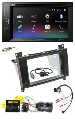Pioneer Bluetooth Lenkrad USB 2DIN DAB DVD Autoradio für Mercedes Vito W447 Audi - Bild 1 von 4