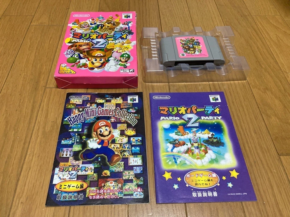 Mario Party 2 Nintendo 64 boxed with Manual CIB N64 In Stock Japan import - Image 1 of 4