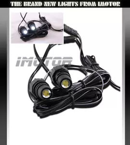 2 x 3.1w DC12V 700LM LED FLASH LIGHT WHITE LAMP 48x22x15mm - Picture 1 of 1