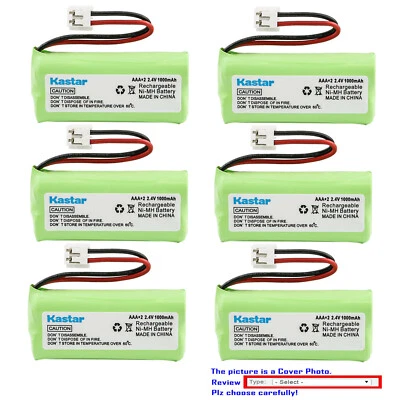 Kastar Ni-MH Battery Replace for Uniden BBTG0671011 BBTG0743001 BT1011 BT-1011