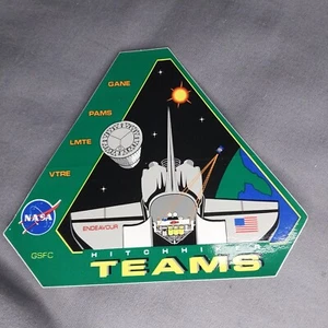 NASA Hitchhiker TEAMS GANE PAMS LMTE VTRE GSFC 5" NASA Decal Sticker - Picture 1 of 2
