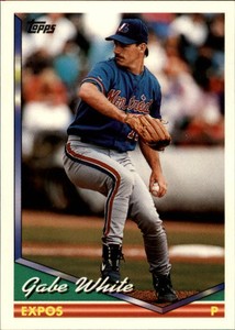 1994 Topps Traded Montreal Expos Baseball Card #31T Gabe White
