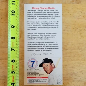 MICKEY MANTLE CLUB TEAM SPENDERSTIFTUNG - Bild 1 von 2