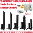 750/1500/2000/3000N Linear Actuator 12V DC Electric Linear Motor for Door opener