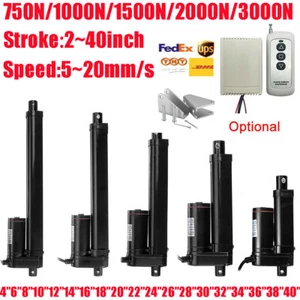 Actuador Lineal 750/1500/2000/3000N Motor Lineal Eléctrico 12V DC para Abridor de Puertas - Imagen 1 de 34