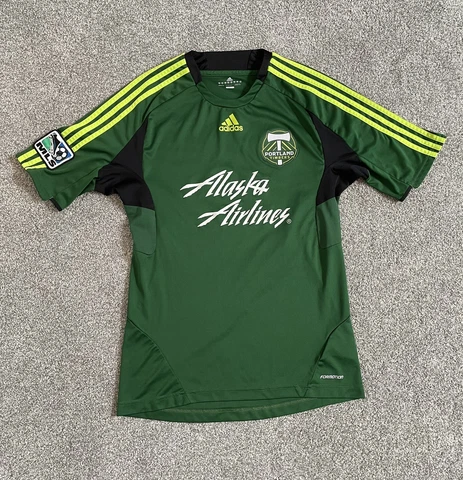 Portland Timbers Adidas Climacool Soccer Jersey Mens Medium Green Unique MLS Cover