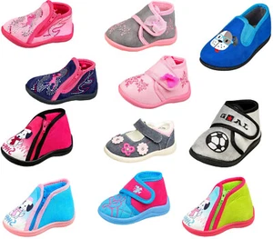 Kinderhausschuhe Kita Babyschuhe Kinder Hausschuhe Kindergarten neu Gr. 20 - 27 - Bild 1 von 34
