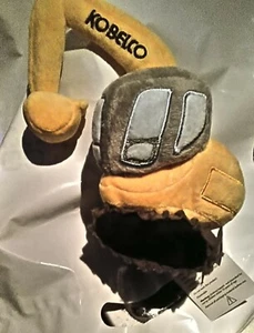 Kobelco Stuffed plush 6 inch With Tags Excavater - Picture 1 of 7