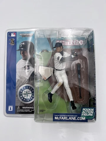 2002 McFarlane Sports picks Action Figure Ichiro Suzuki Rookie Seattle Mariners Cover