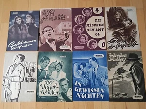 Progress Filmillustrierte - Konvolut 8 Filmprogrammhefte von 1956 DEFA Z1-2 - Bild 1 von 3