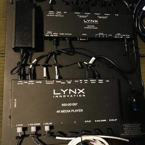 NEW Lynx 4K Media Player 850-051097 & 850-027589 Distribution Amplifier STATION - Picture 1 of 10