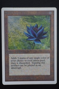Magic The Gathering MTG BLACK LOTUS Unlimited MP Moderately Played