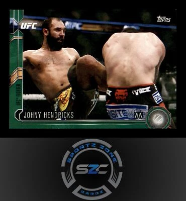 Johny Hendricks - 2015 Topps UFC Chronicles Green Card#85 #/288 - Image 1 of 2