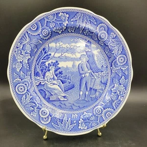Spode BLUE ROOM TRADITIONS SERIE "WOODMAN" 10,5" Teller überbacken ZURÜCKGENOMMEN - Bild 1 von 5