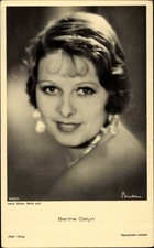 Postcard actress Berthe Ostyn, portrait, jewelry, Ross publishing house 6650/1 - 3647739