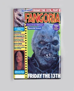 FRIDAY THE 13th JASON UNMASKED / FANGORIA MAGAZINE 2"x3" POSTER MAGNET horror - Picture 1 of 3