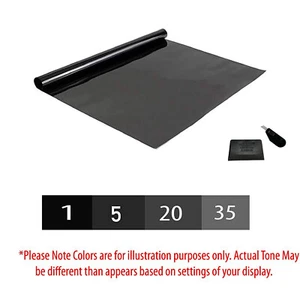 Premium Vehicle Window Tint Film Tool Kit DIY Kit 20in x 10ft 5% Dark Gray - Picture 1 of 1