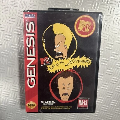 MTV's Beavis and Butt-Head (Sega Genesis, 1994) - NEW/SEALED! - Image 1 of 4
