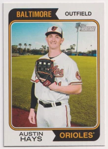 2023 Topps Heritage #52 Austin Hays Baltimore Orioles - Picture 1 of 2