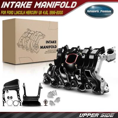 Nuevo colector de admisión con junta termostato junta tórica para Ford Lincoln Mercury V8 4,6 L Foto 1 de 4