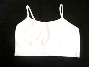 WONDER NATION Girl's Size L Ivory Bralette, Adjustable Straps - Picture 1 of 3