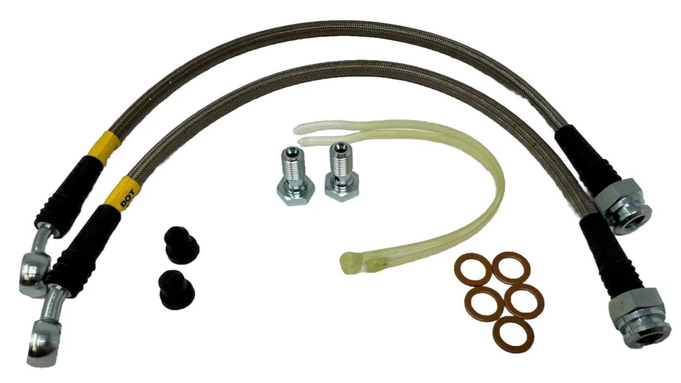 StopTech 950.58000 Front Stainless Brake Line Kit for 05-10 Cherokee / Commander - Image 1 of 4