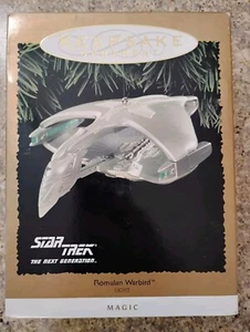 Star Trek Romulan Warbird Keepsake Ornament NWB - Picture 1 of 6