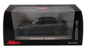 SCHUCO MERCEDES BENZ C63 AMG CONCEPT BLACK 1:43 Super Rare**Nice** - Picture 1 of 1