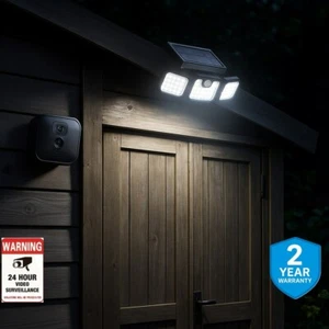 Cámara de seguridad HD inalámbrica adicional para exteriores Blink, reflector solar, pegatina CCTV - Imagen 1 de 19