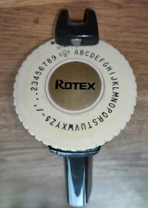 1960's Vintage Rotex Label Maker Printer With Embossing Tape Rolls - Picture 1 of 9